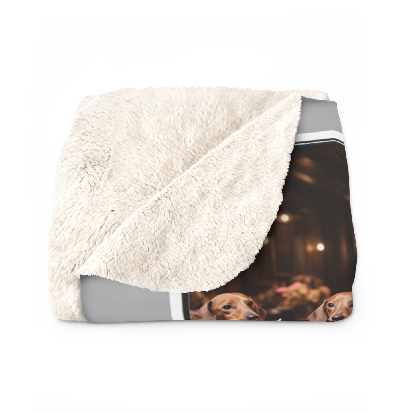 "The Dachfather" 50x60" Sherpa Fleece Blanket