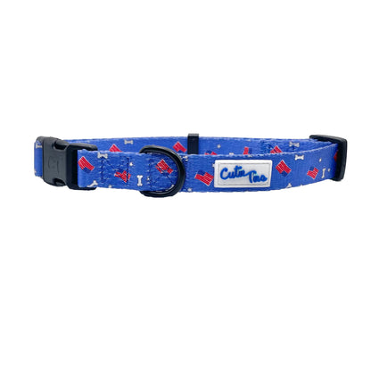 Cutie Ties Fun Design Dog Collar - multiple designs