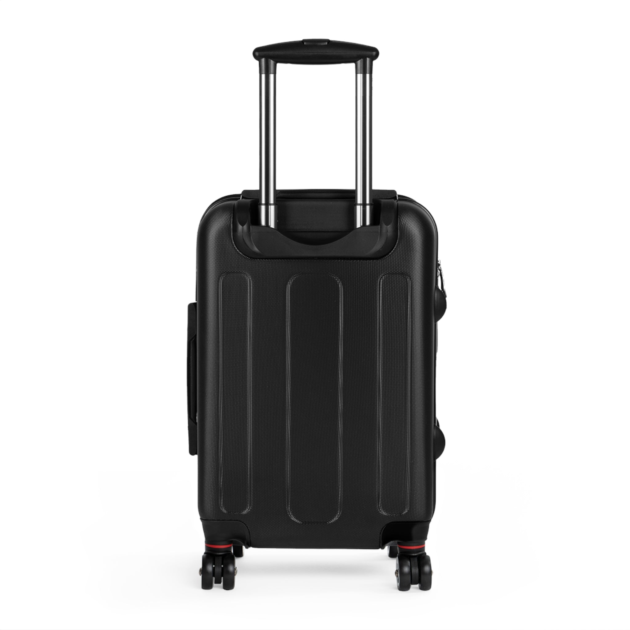 Brown linen with dachshunds graphic carry-on suitcase
