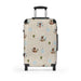 Medium Size Suitcase with Dachshund Design
