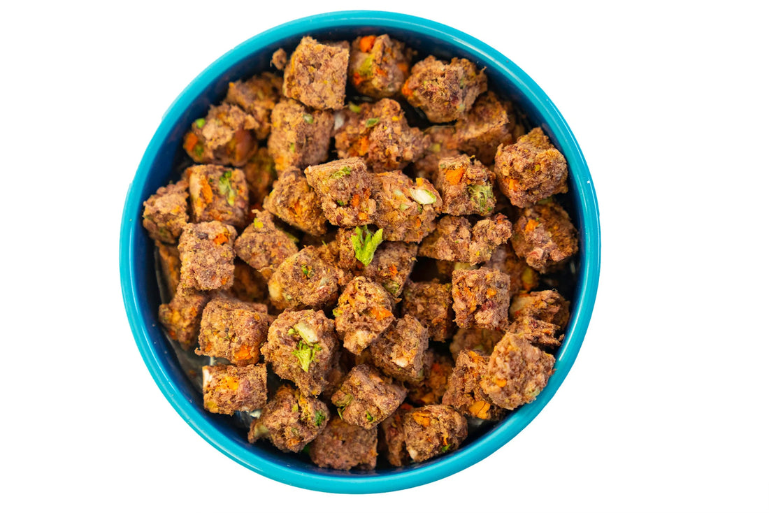 Beef freeze-dried raw dog food 