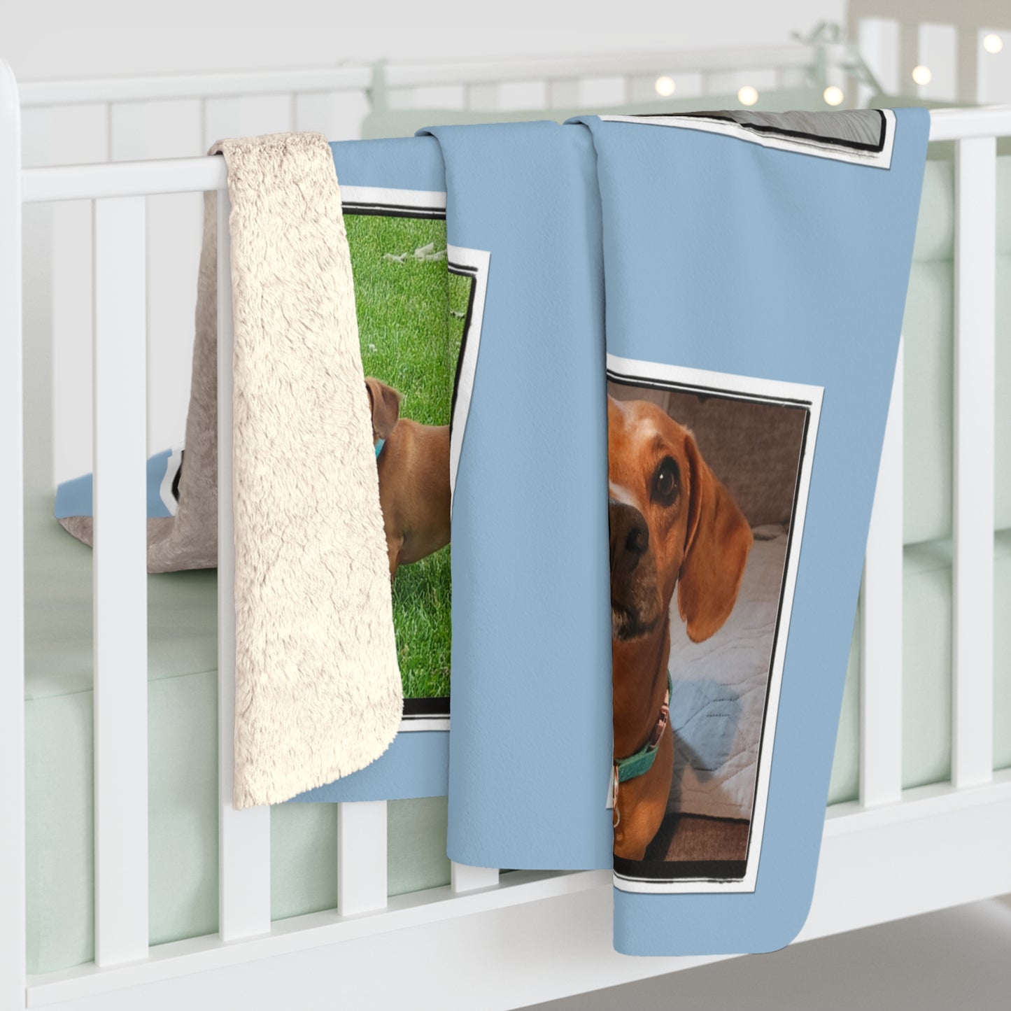 50x60" Personalized Wiener Crew Sherpa Fleece Blanket