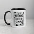 "Nothing is ever Simple" White & Black Ceramic Coffee Mug